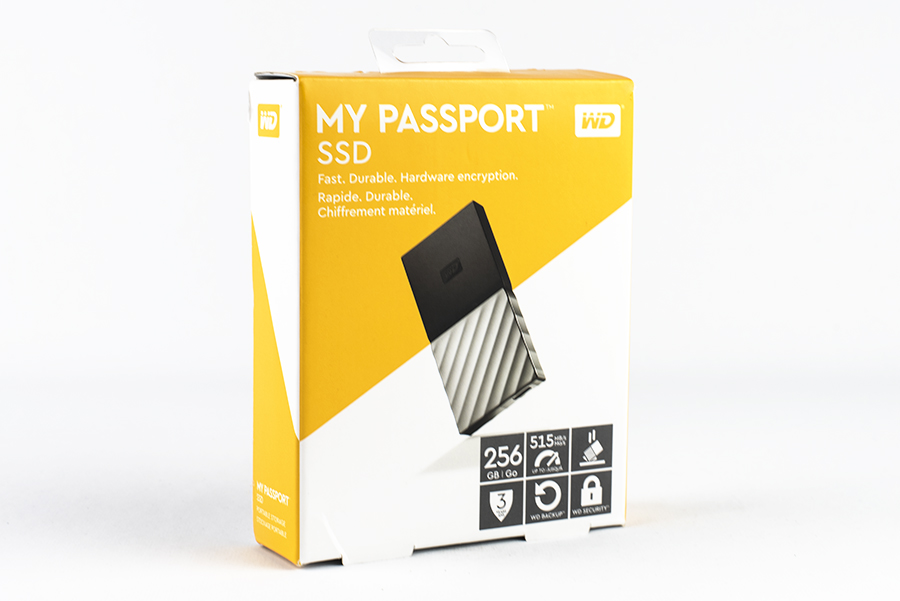 WD My Passport SSD confezione